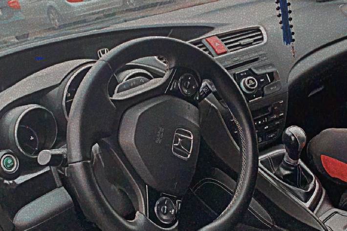 Grå Honda Civic fra 2015