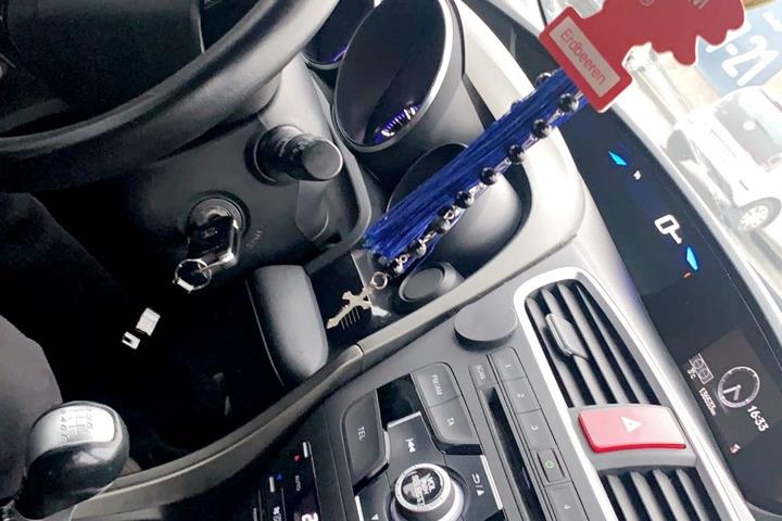 Grå Honda Civic fra 2015