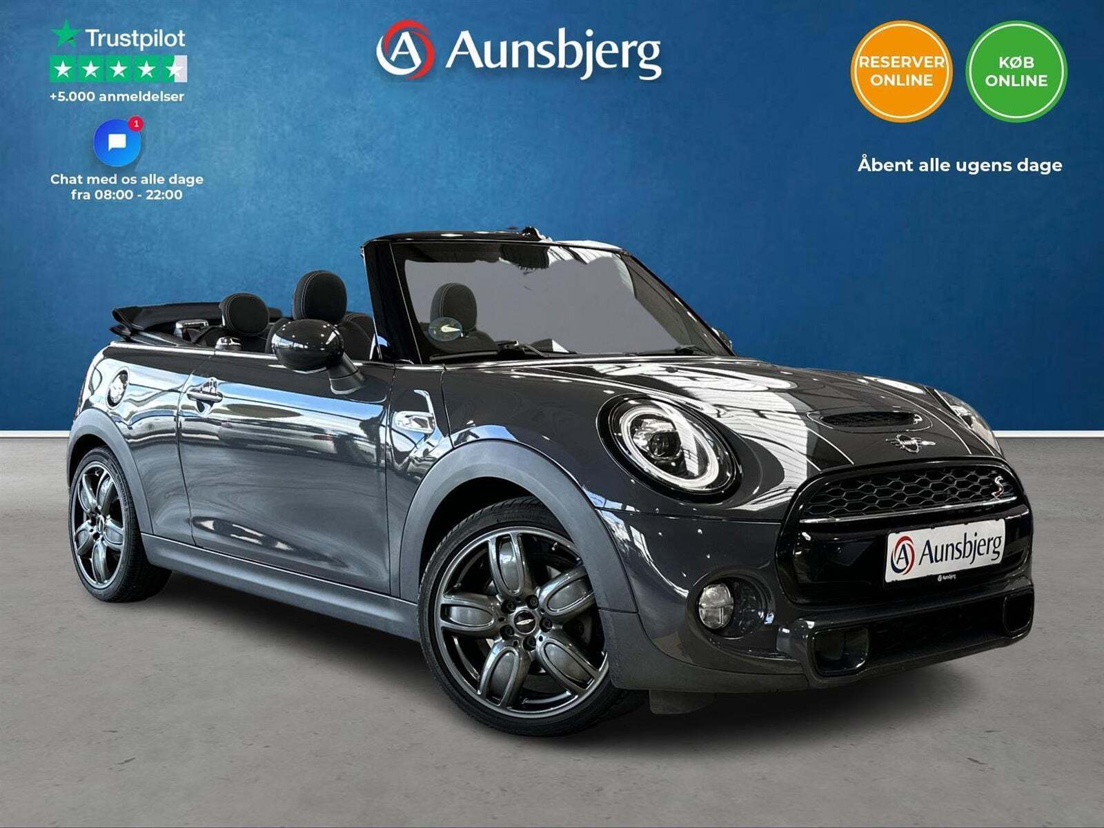 Grå Mini Cooper S fra 2019