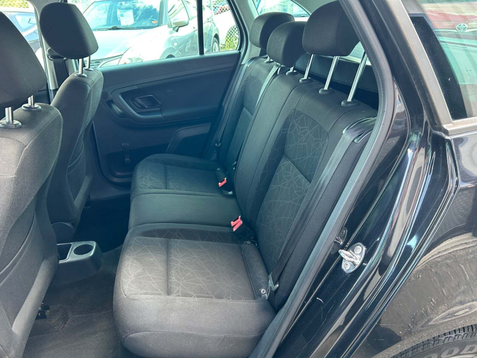 Sort Skoda Fabia fra 2012