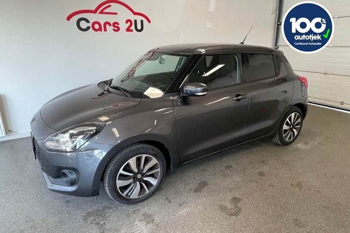 Grå Suzuki Swift fra 2017