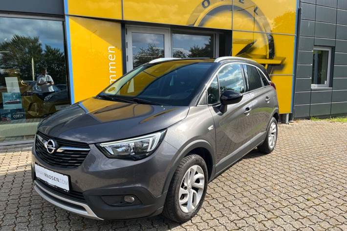 Grå Opel Crossland X fra 2019