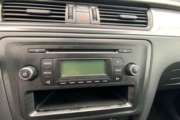 Hvid Skoda Rapid fra 2014