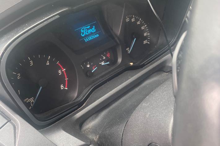 Sort Ford Transit Custom fra 2016