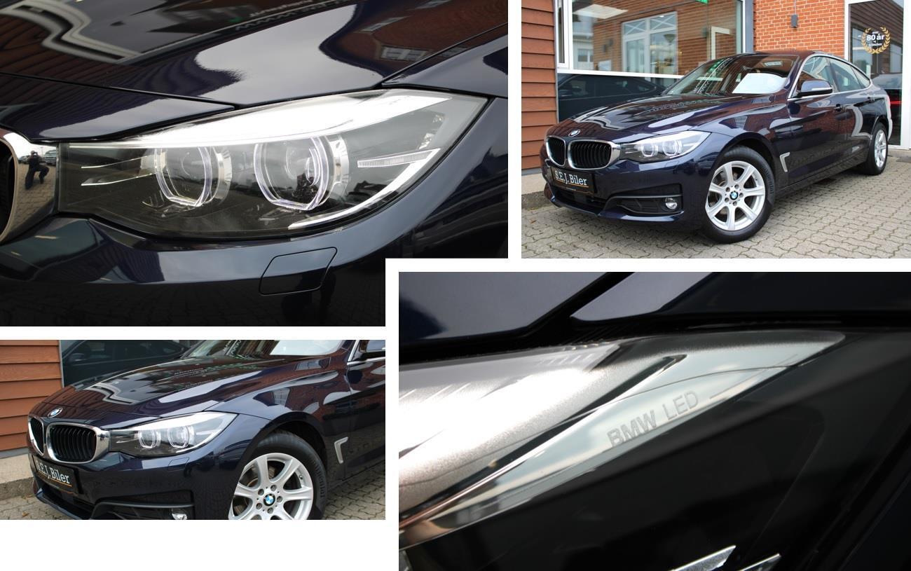 Blå BMW 320d fra 2018
