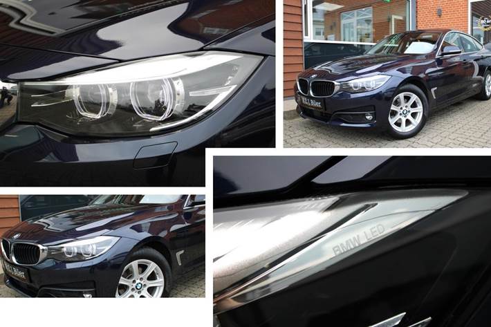 Blå BMW 320d fra 2018
