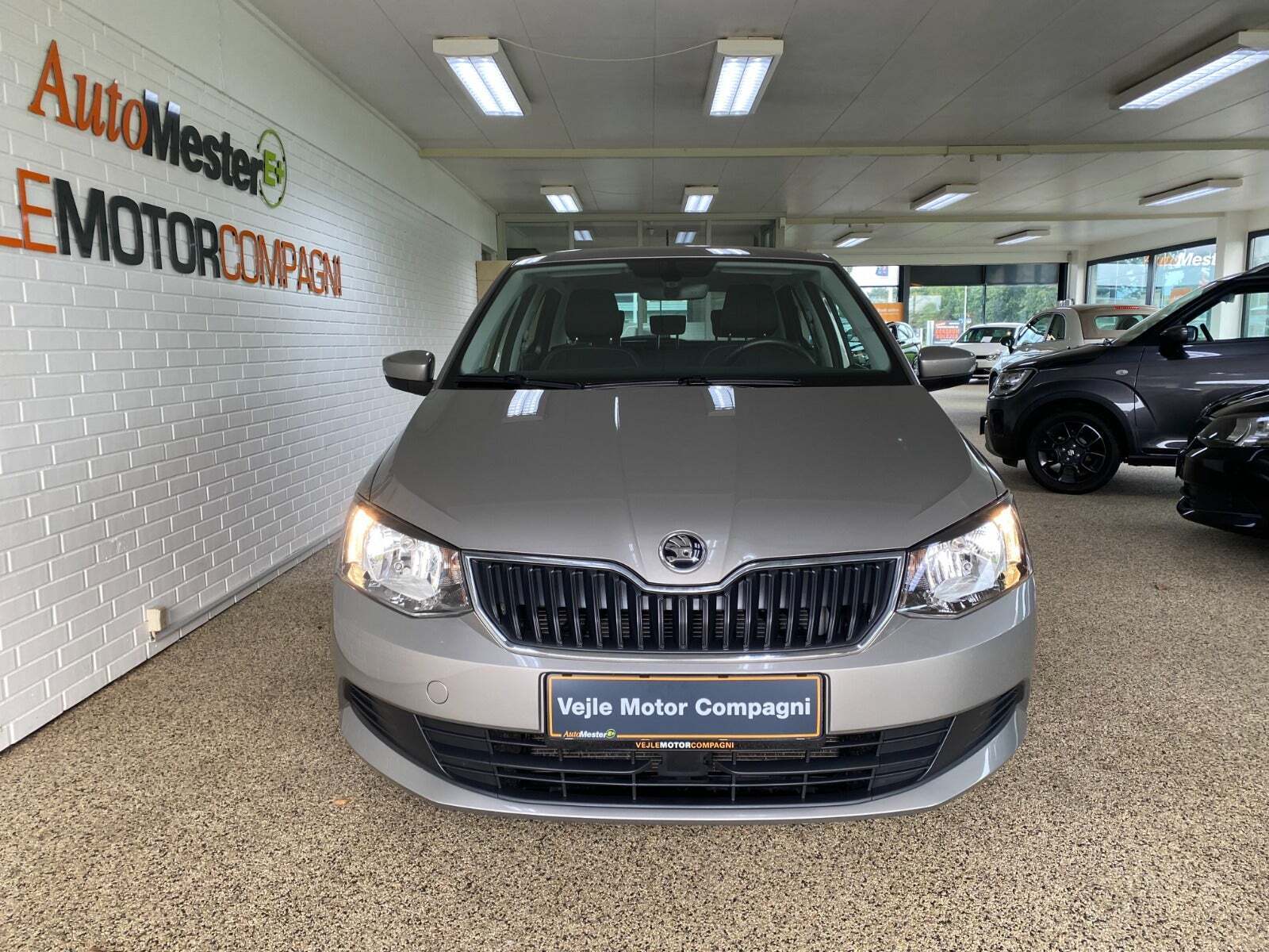 Grå Skoda Fabia fra 2018