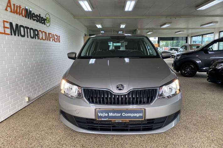 Grå Skoda Fabia fra 2018