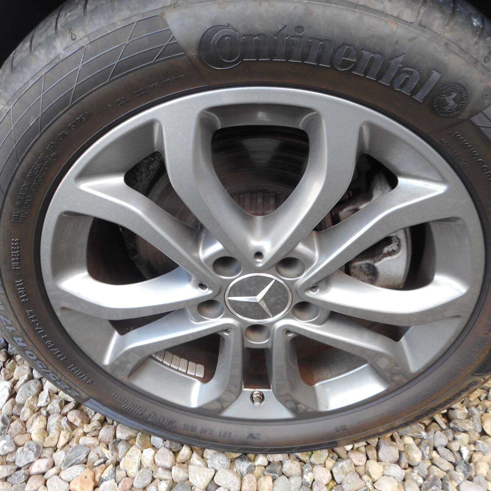 Grå Mercedes C220 d fra 2016