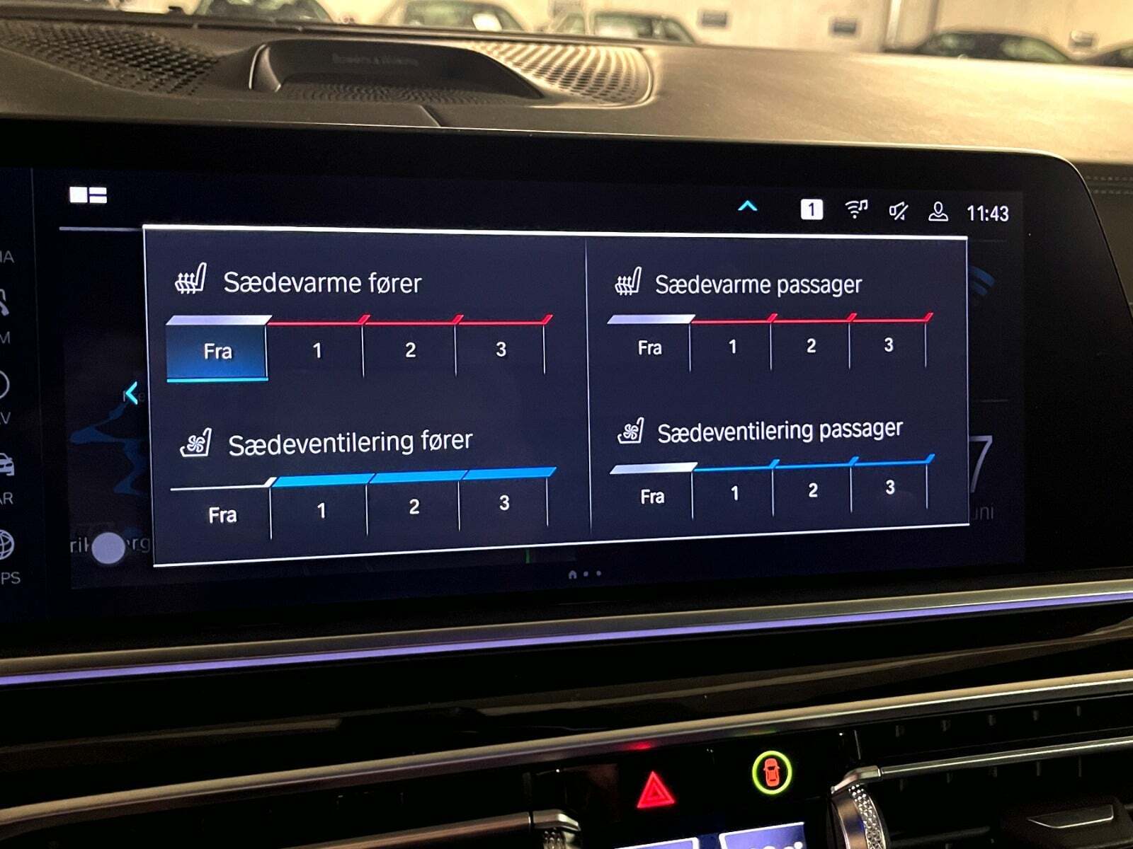 Grå BMW X5 fra 2019