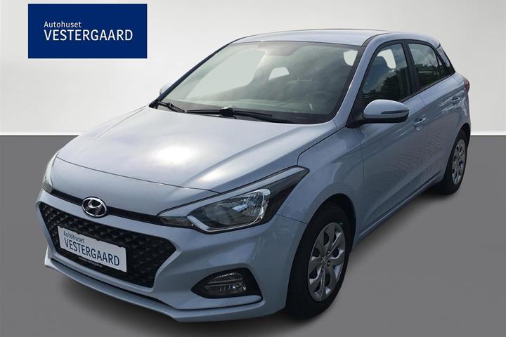 Grå Hyundai i20 fra 2020