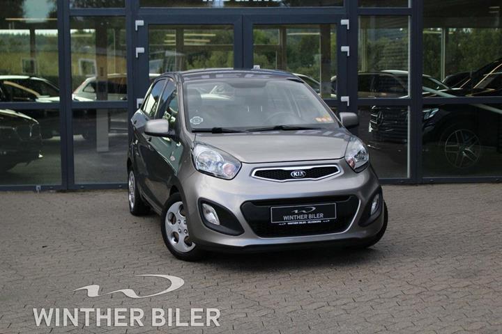 Grå Kia Picanto fra 2013