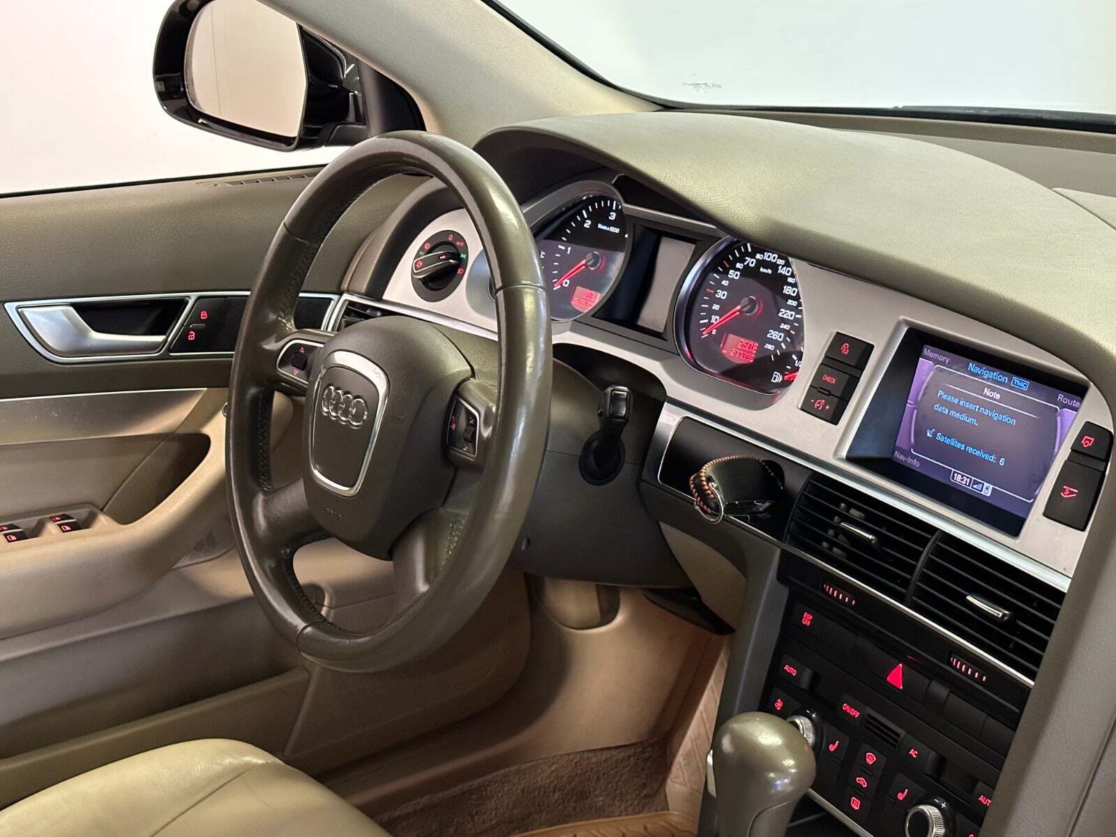 Sort Audi A6 fra 2010