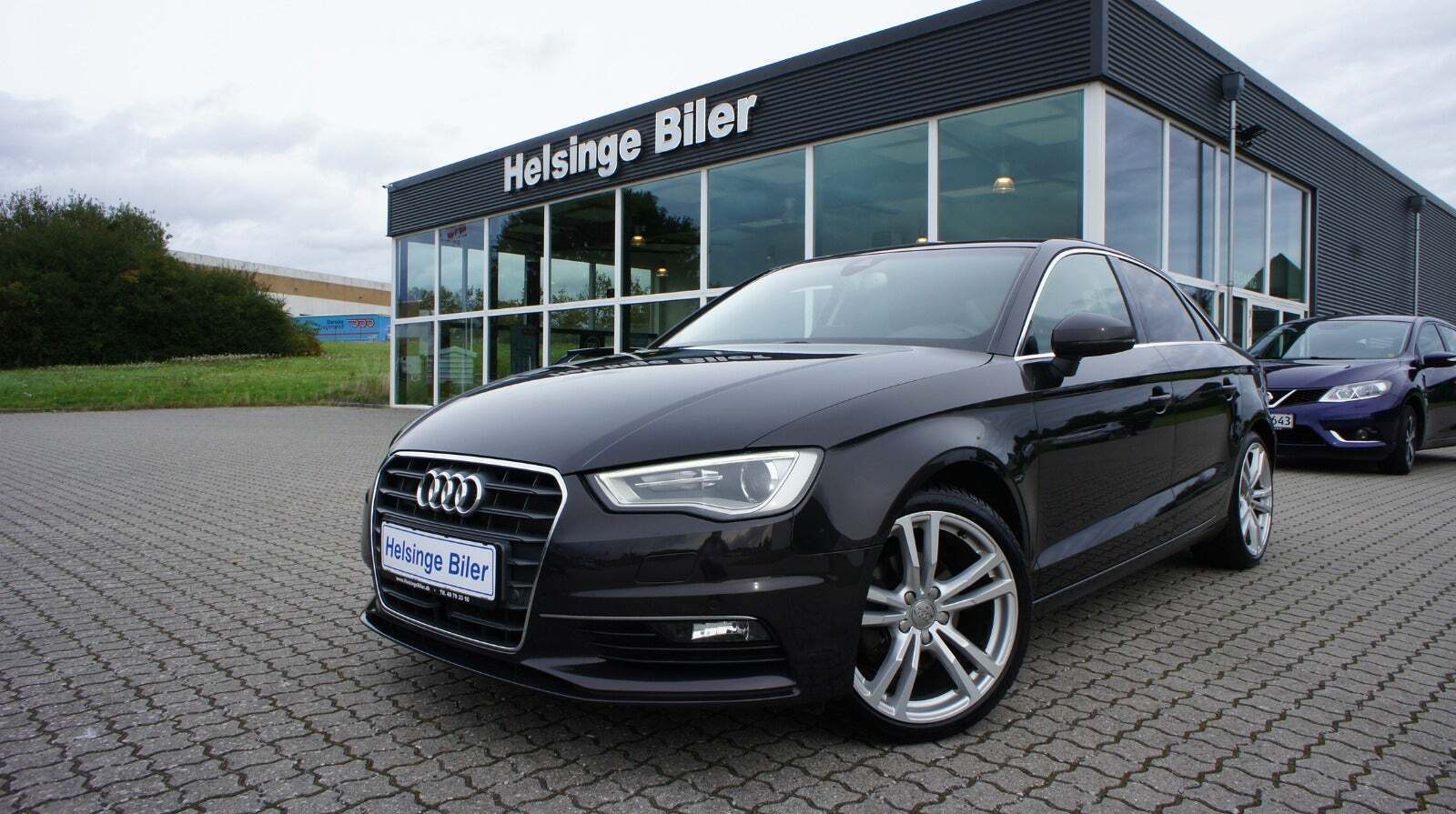 Grå Audi A3 fra 2014
