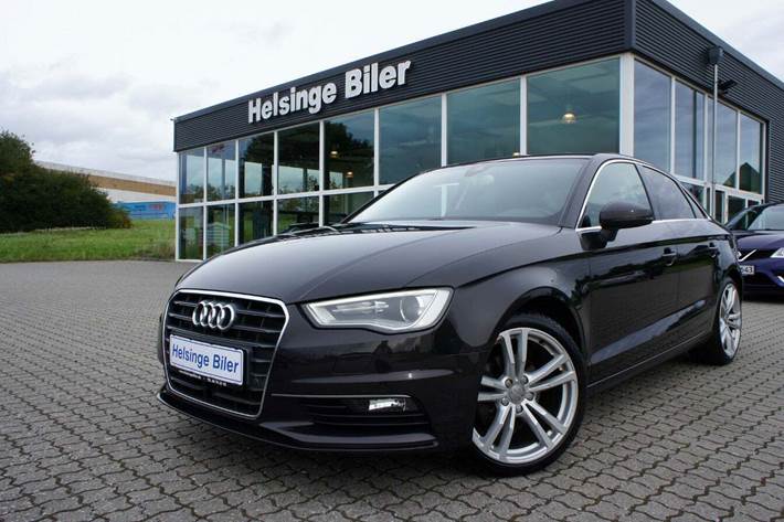 Grå Audi A3 fra 2014