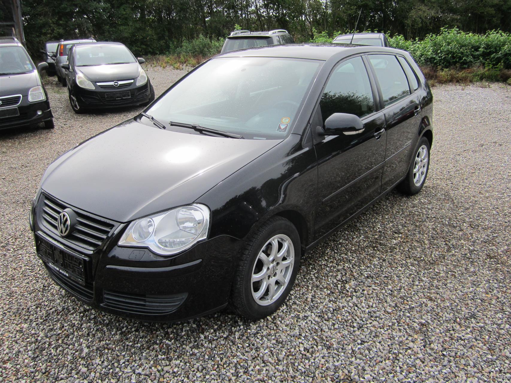 Sort VW Polo fra 2009