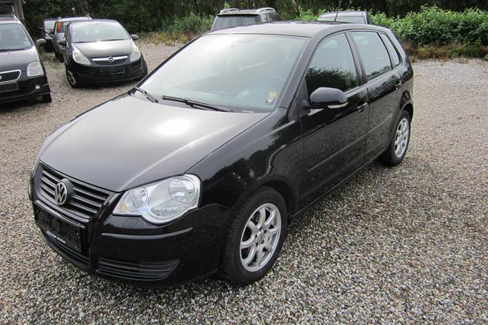 Sort VW Polo fra 2009