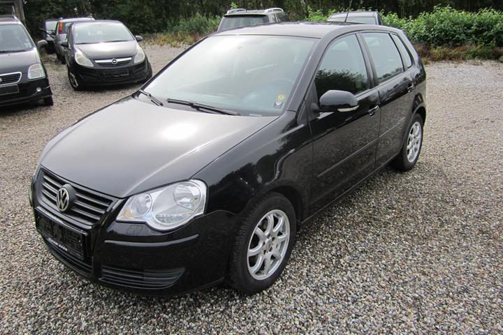 Sort VW Polo fra 2009