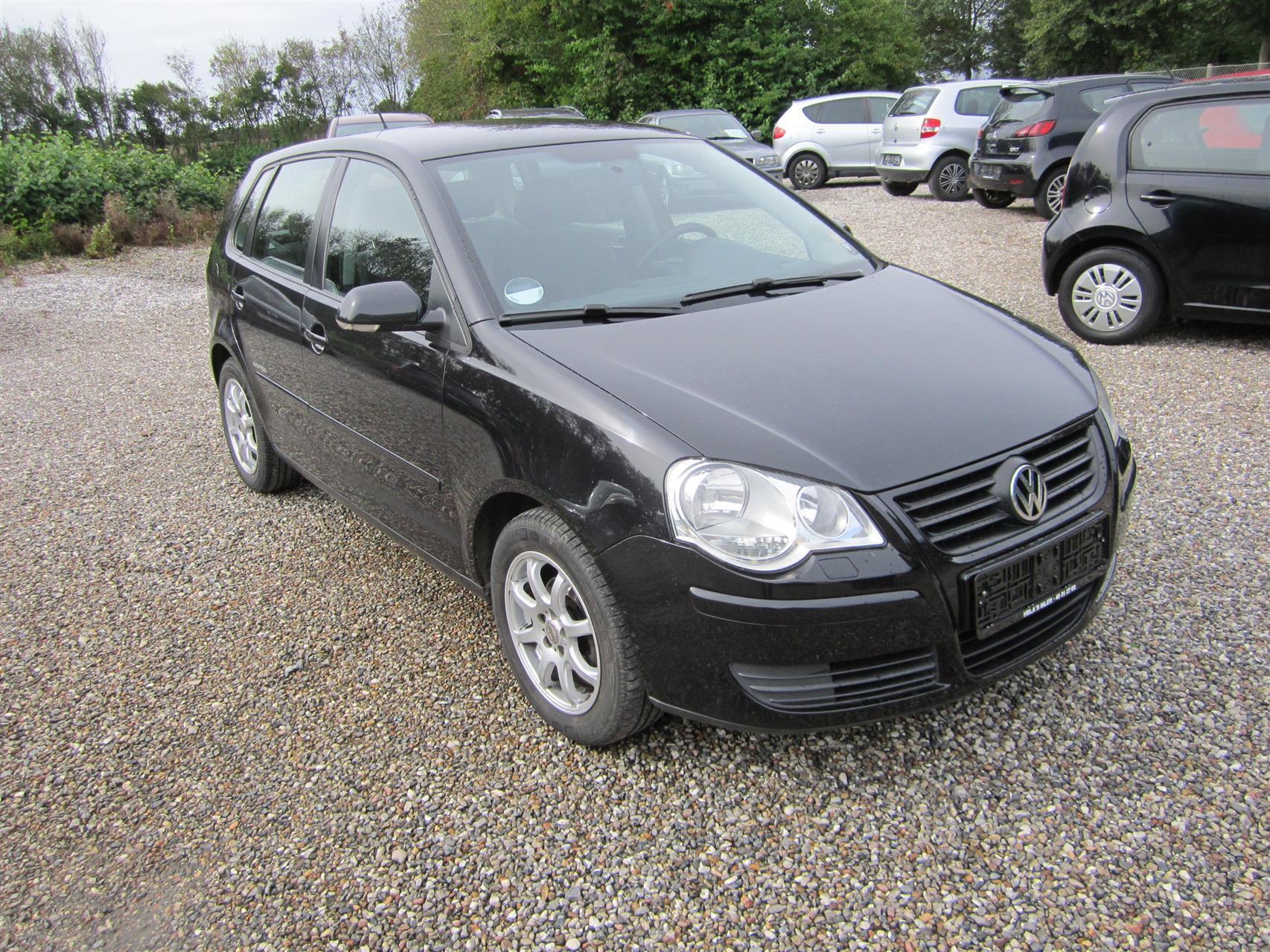 Sort VW Polo fra 2009