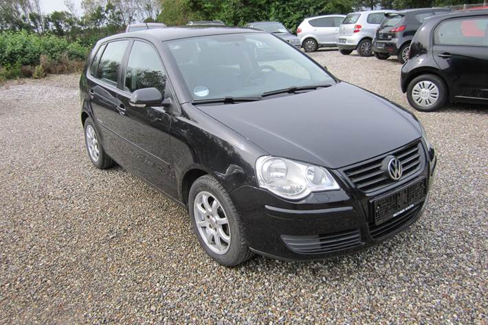 Sort VW Polo fra 2009