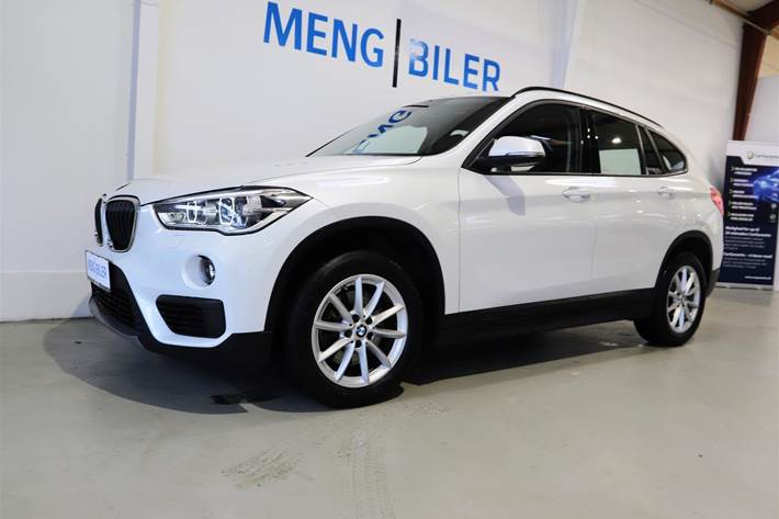Hvid BMW X1 fra 2019