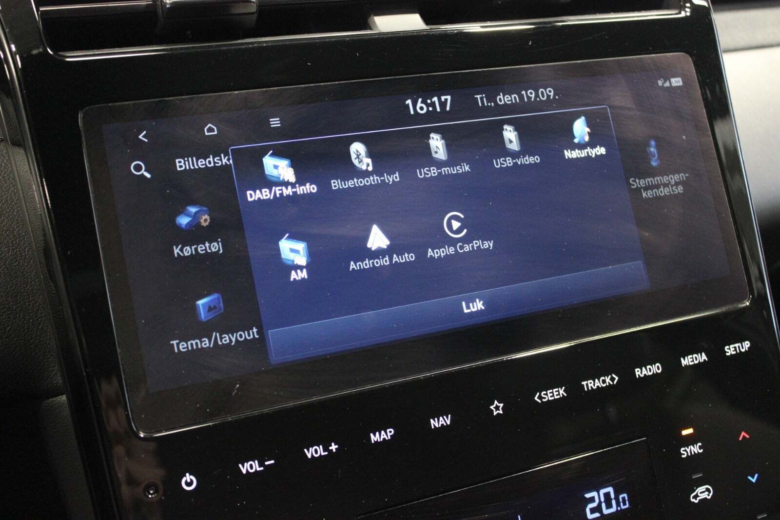 Sort Hyundai Tucson fra 2022