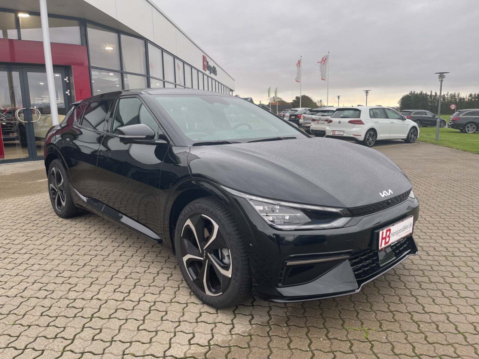 Grå Kia EV6 fra 2022