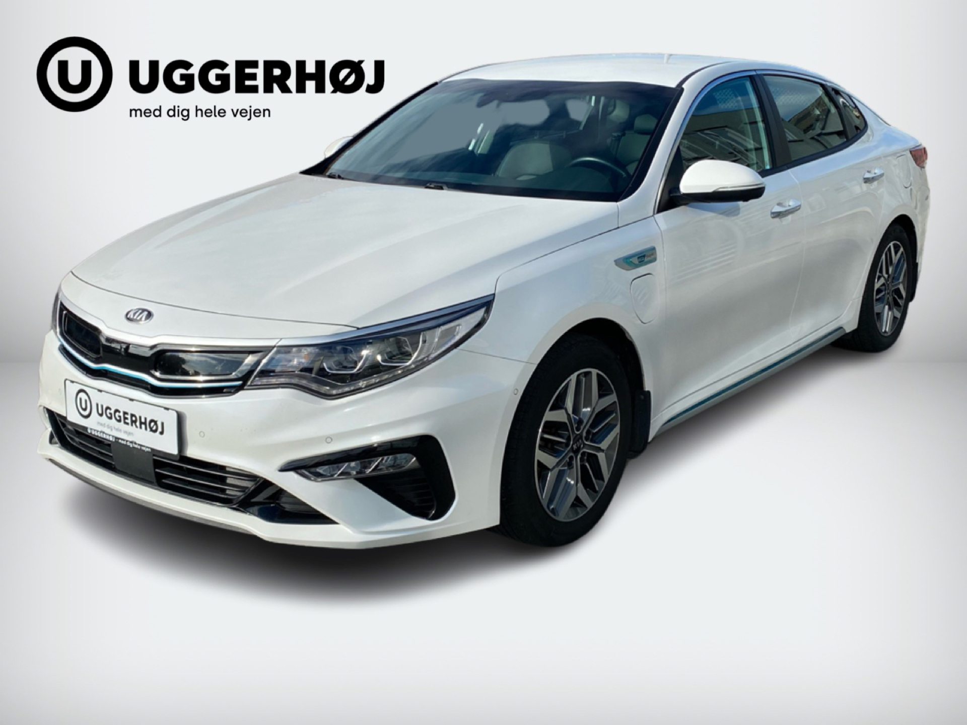 Hvid Kia Optima fra 2019