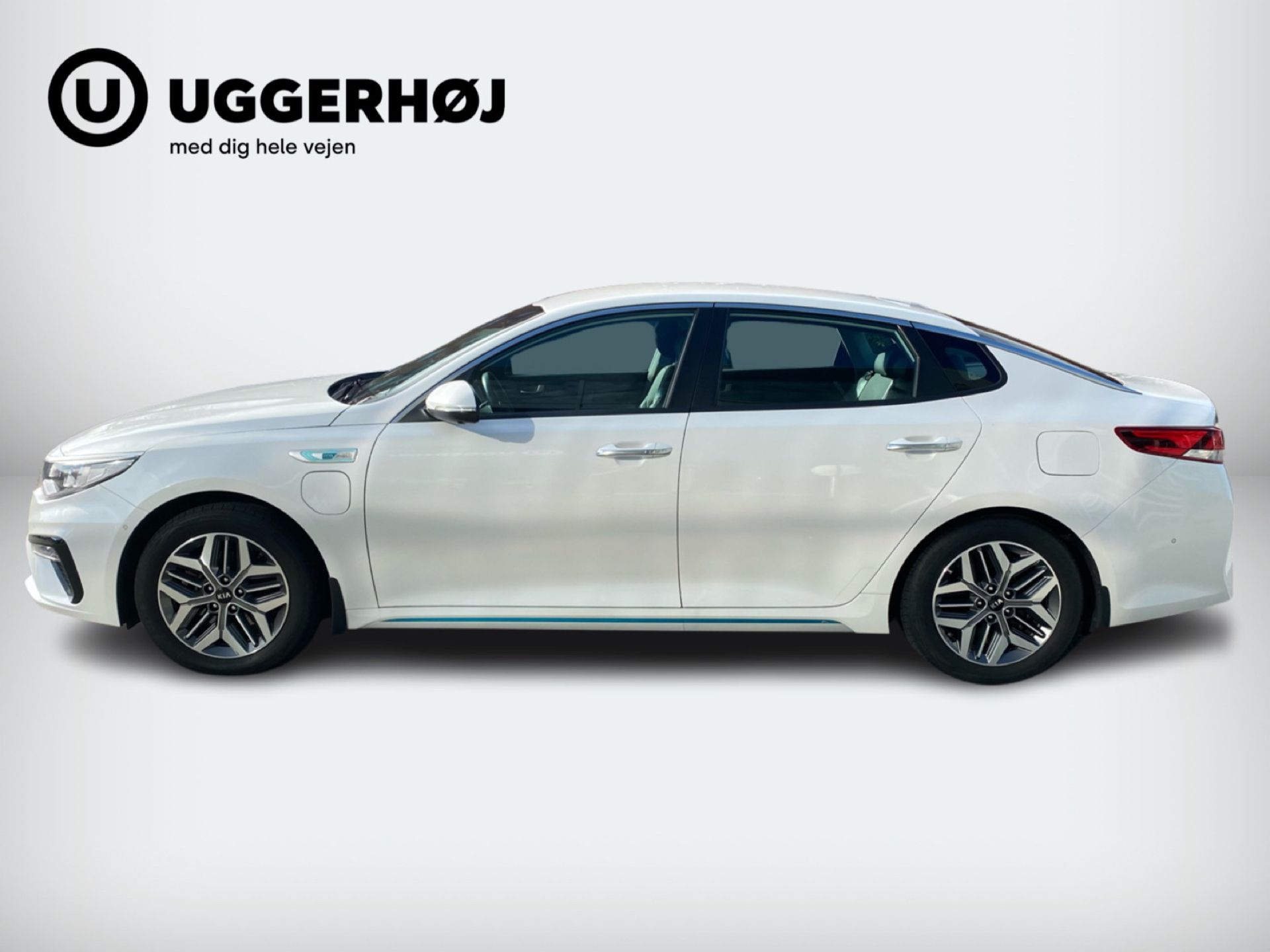 Hvid Kia Optima fra 2019