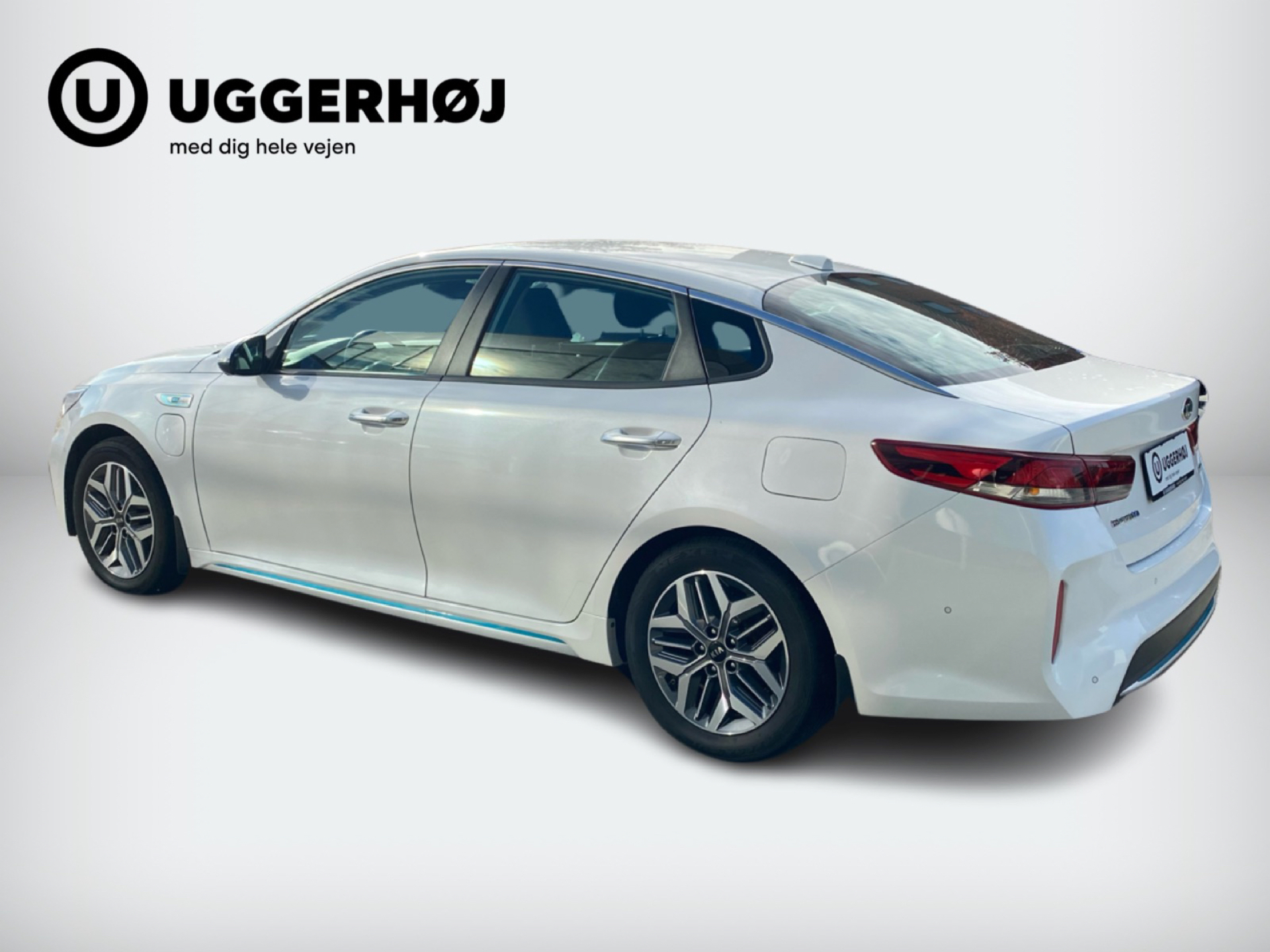 Hvid Kia Optima fra 2019