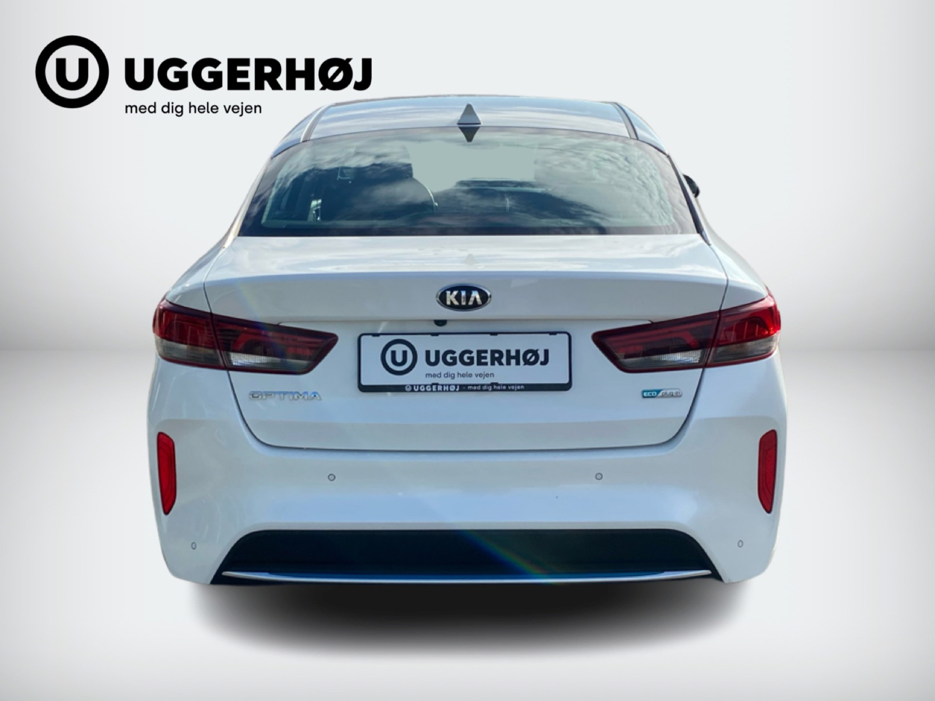 Hvid Kia Optima fra 2019