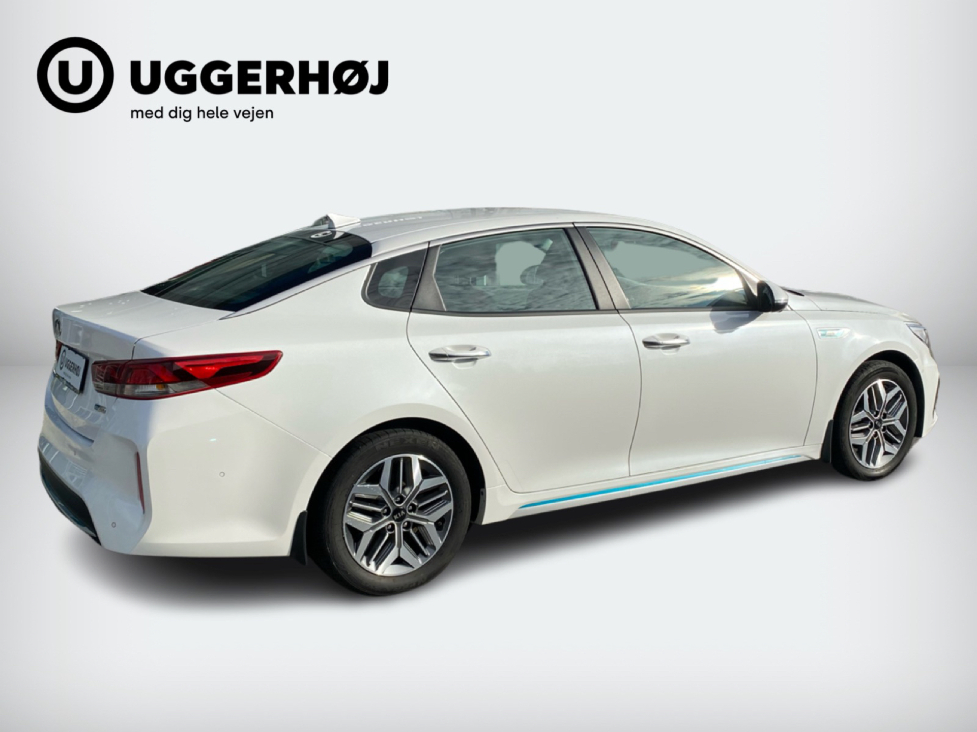 Hvid Kia Optima fra 2019
