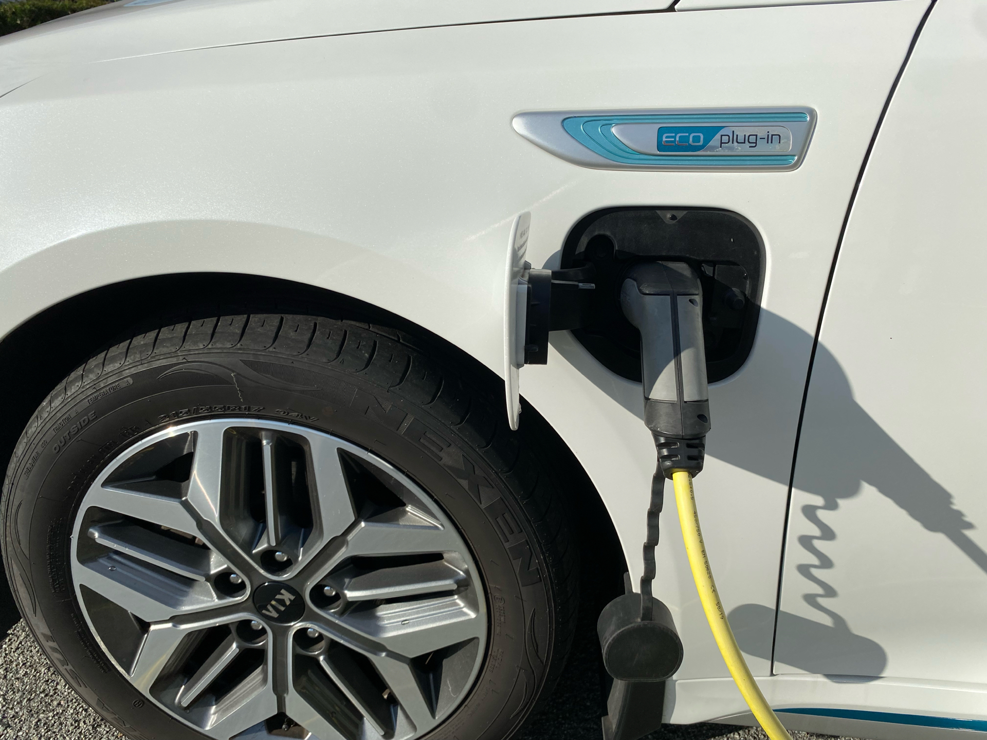 Hvid Kia Optima fra 2019