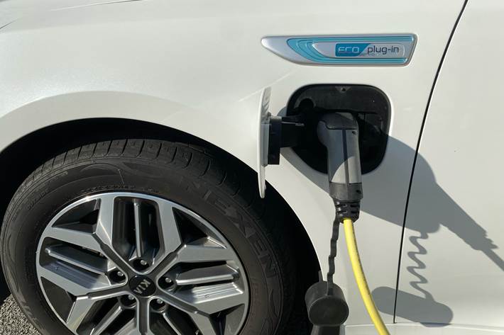 Hvid Kia Optima fra 2019