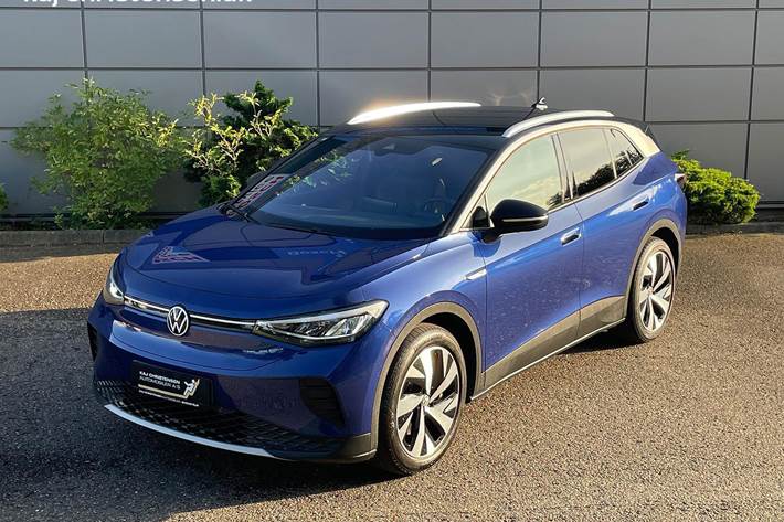 Blå VW ID.4 fra 2021