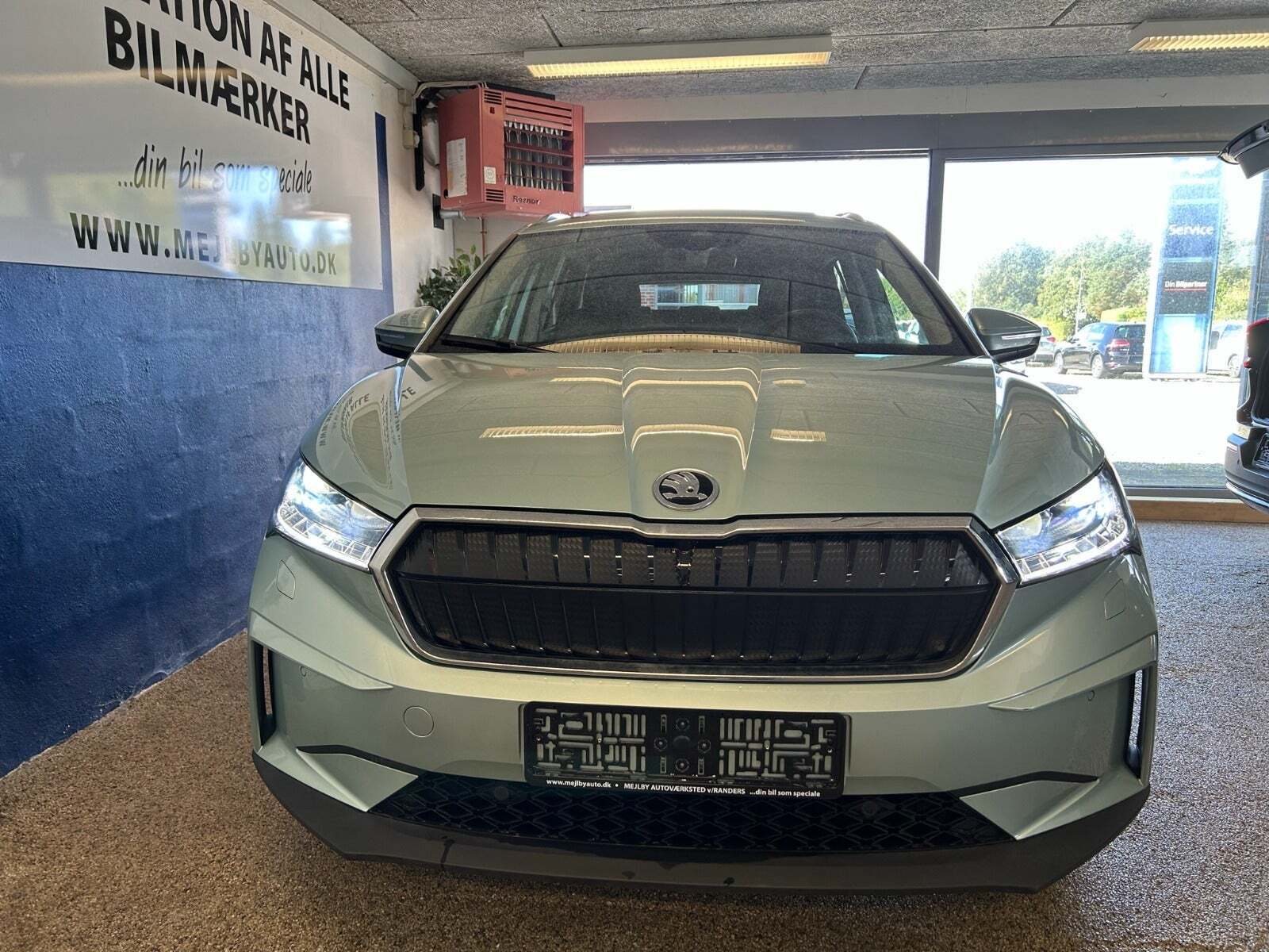 Grøn Skoda Enyaq fra 2022