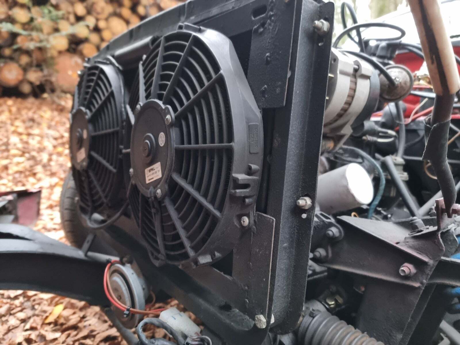 Rød Triumph Spitfire fra 1964