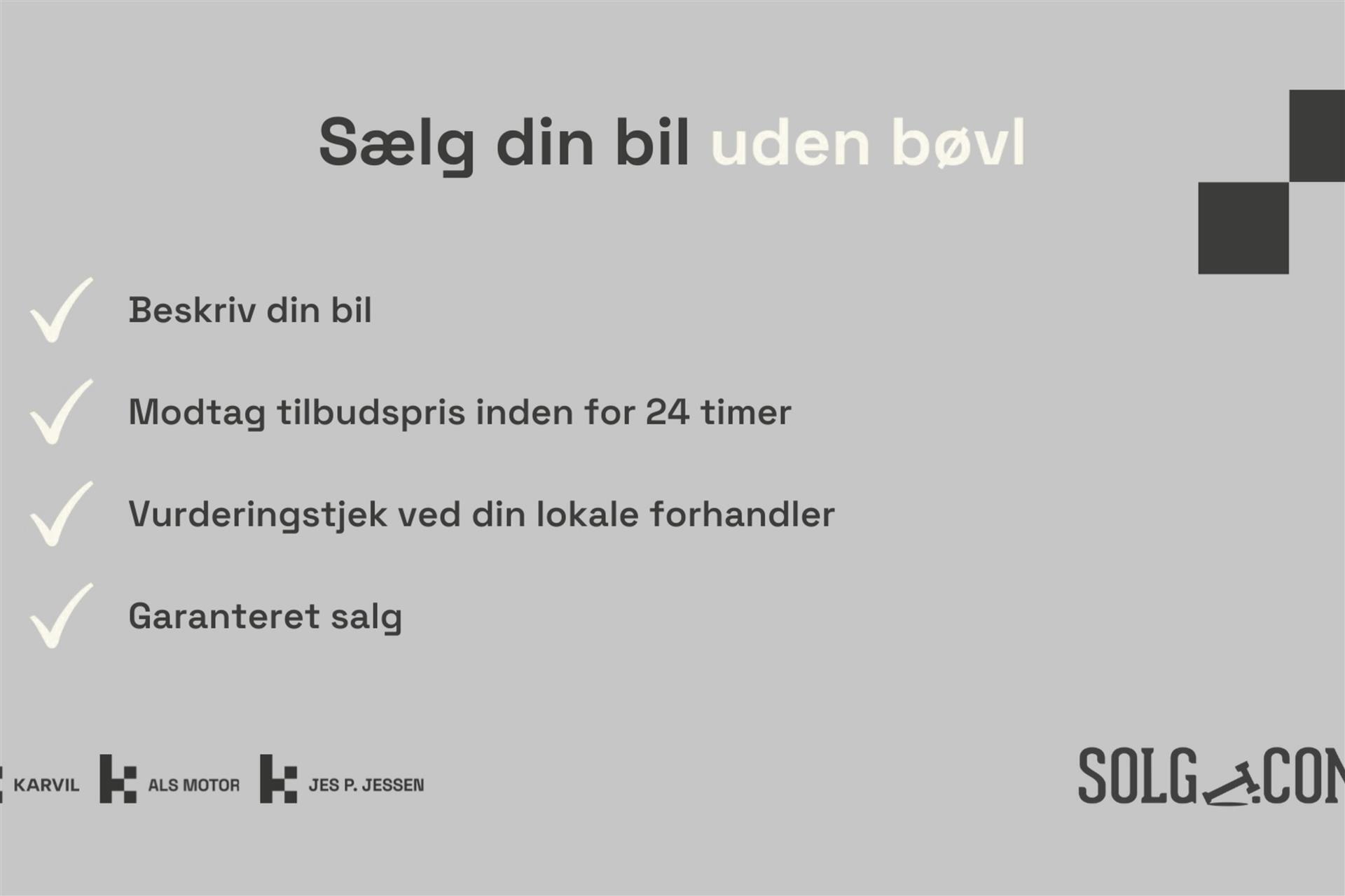 Hvid Hyundai Kona fra 2019