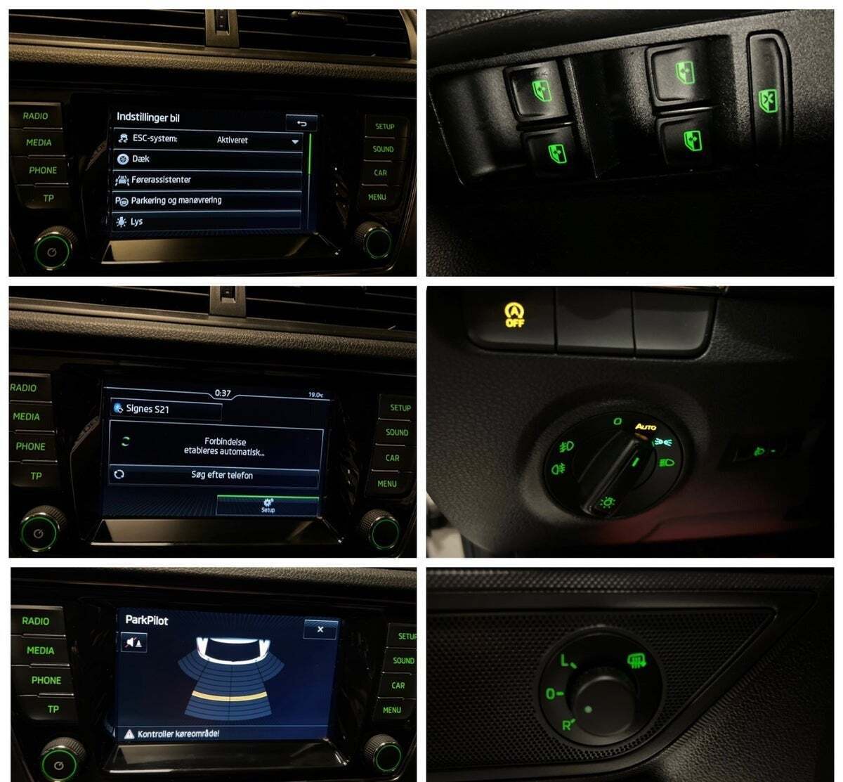 Hvid Skoda Fabia fra 2016