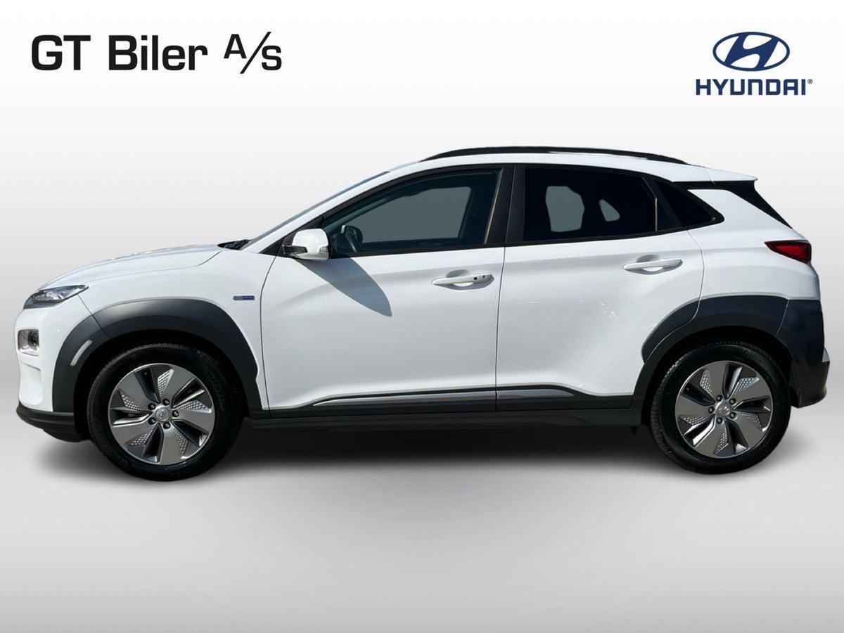 Hvid Hyundai Kona fra 2020