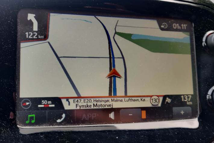 Rød Toyota Aygo fra 2017