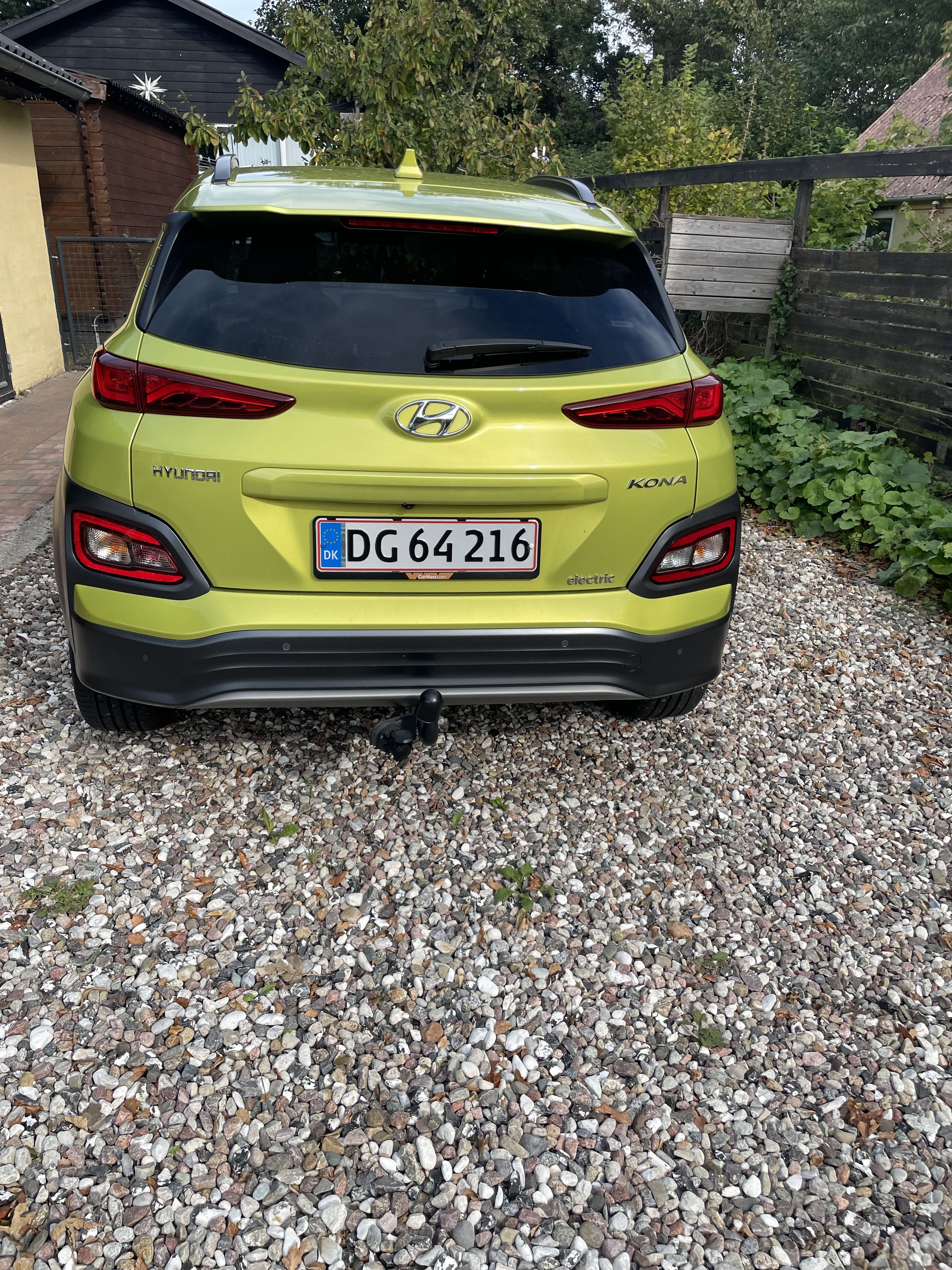 Grøn Hyundai Kona fra 2020