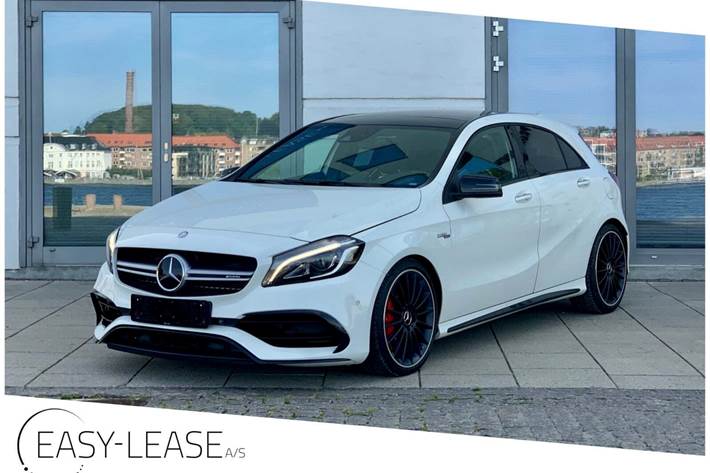 Hvid Mercedes A45 fra 2015