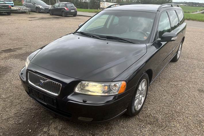 Sort Volvo V70 fra 2006