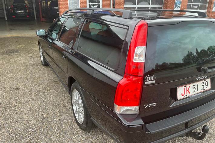 Sort Volvo V70 fra 2006