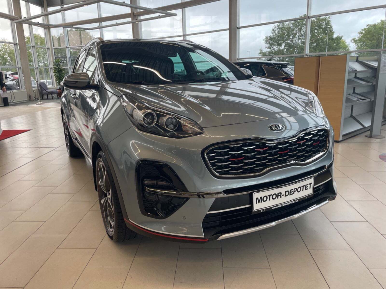Grå Kia Sportage fra 2019