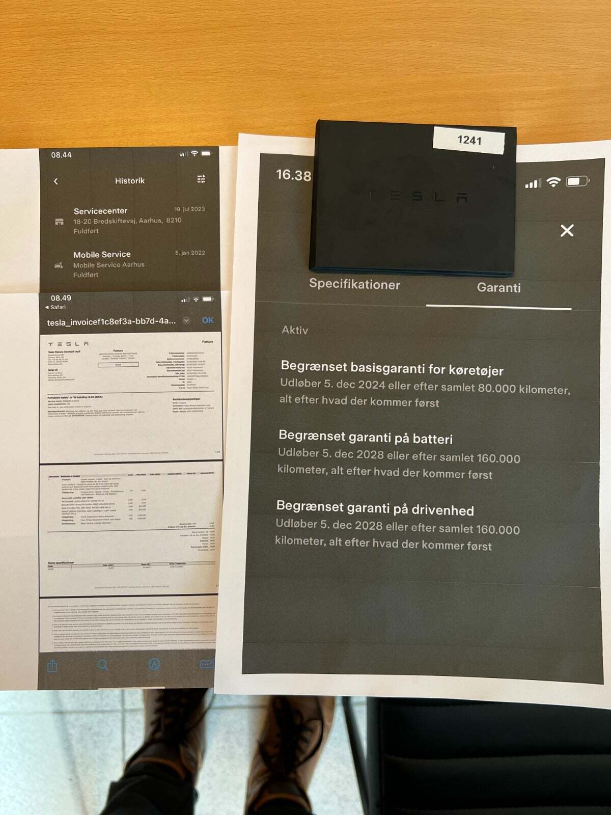 Hvid Tesla Model 3 fra 2020