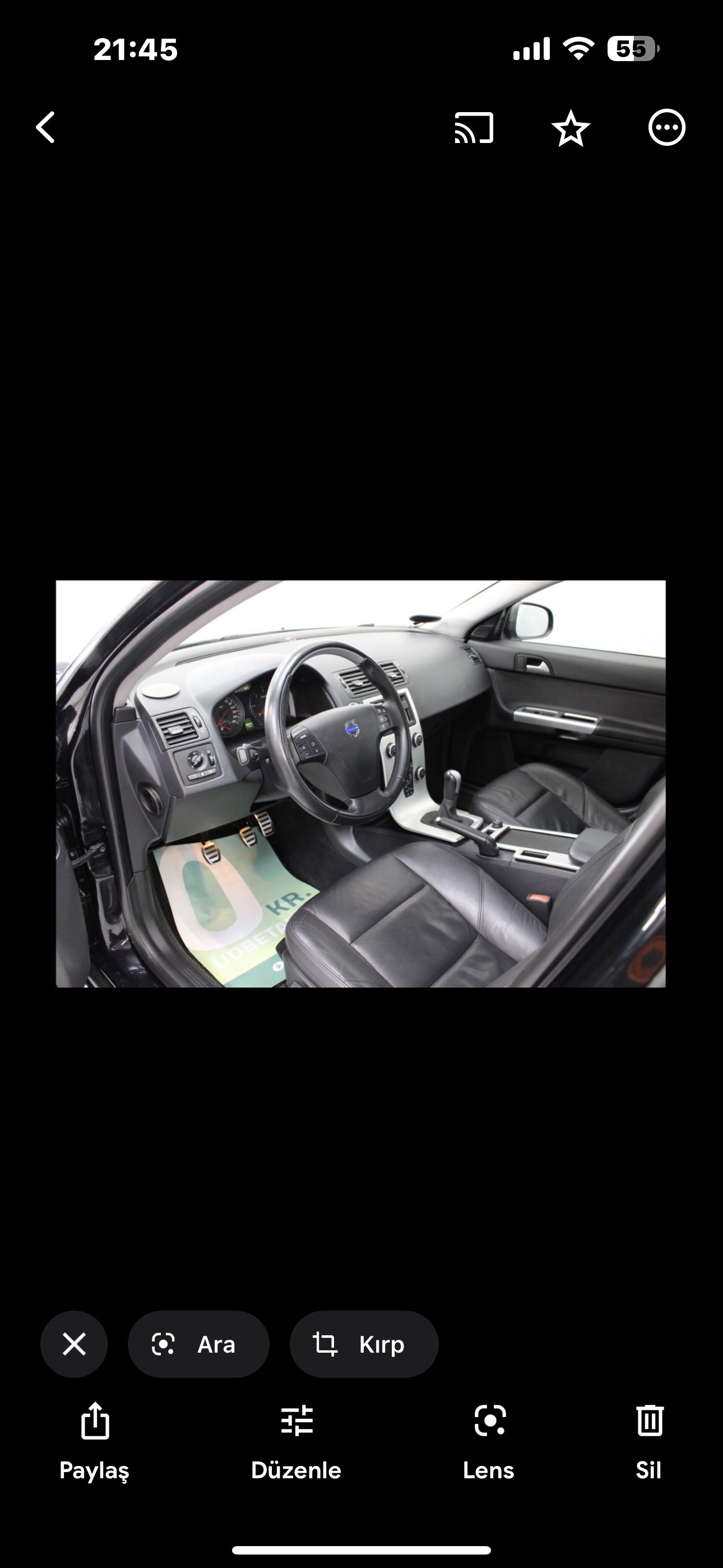 Sort Volvo S40 fra 2013