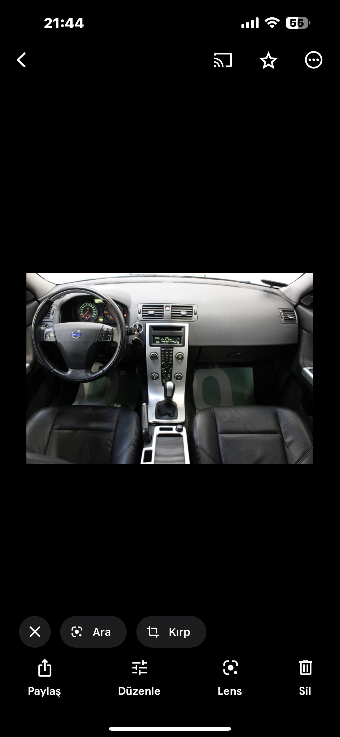 Sort Volvo S40 fra 2013