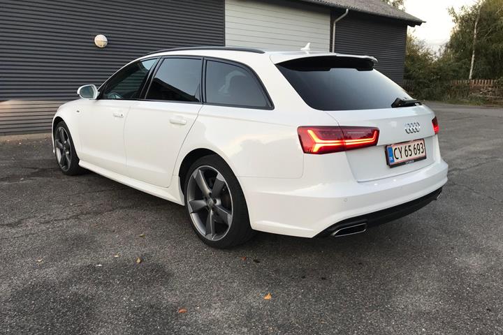 Hvid Audi A6 fra 2016